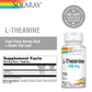 Solaray L-Theanine - 45 VegCaps - 200 mg + 100 mg Green Tea Leaf
