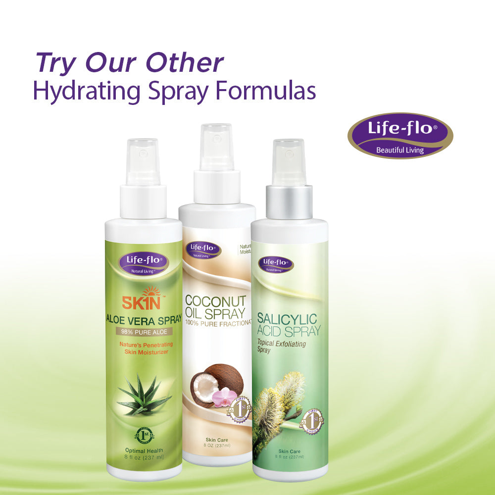 Life-flo NaPCA Mist | Hydrating Spray for Face, Body and Hair | With Aloe and Sodium PCA for Softer, Fresher Skin | 8oz