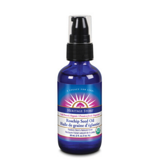 Heritage Store Rosehip Seed Oil, Organic French/English | 2 oz