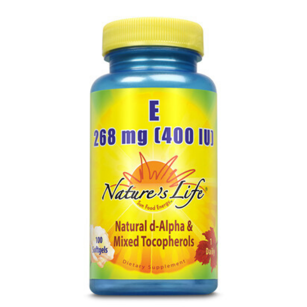 Nature's Life Vitamin E, 400 IU | 100 ct
