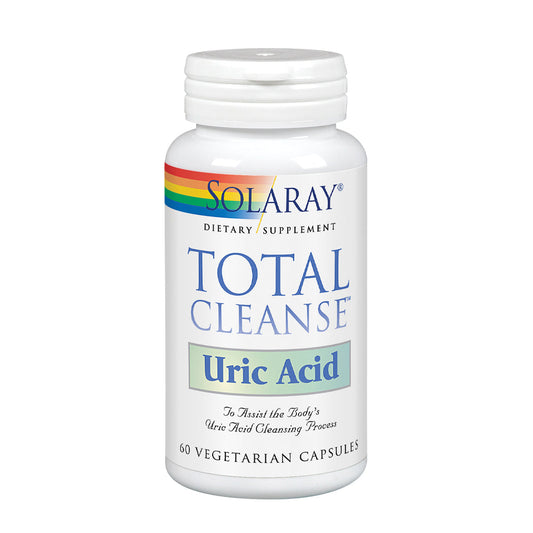 Solaray Total Cleanse Uric Acid , Tart Cherry, Bromelain, Quercetin and More , Joint Comfort Support , Vegan , 60 Caps