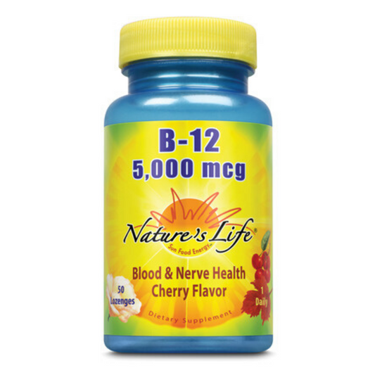 Nature's Life Vitamin B-12 5000mcg | 50 ct