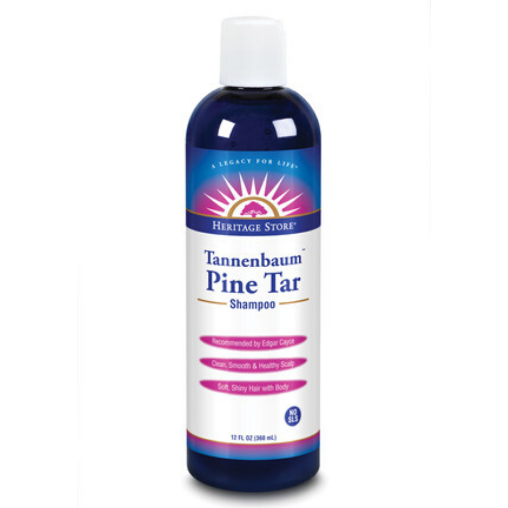 HERITAGE STORE Tannenbaum Pine Tar Shampoo, Liquid, Pine (Btl-Plastic) | 12oz
