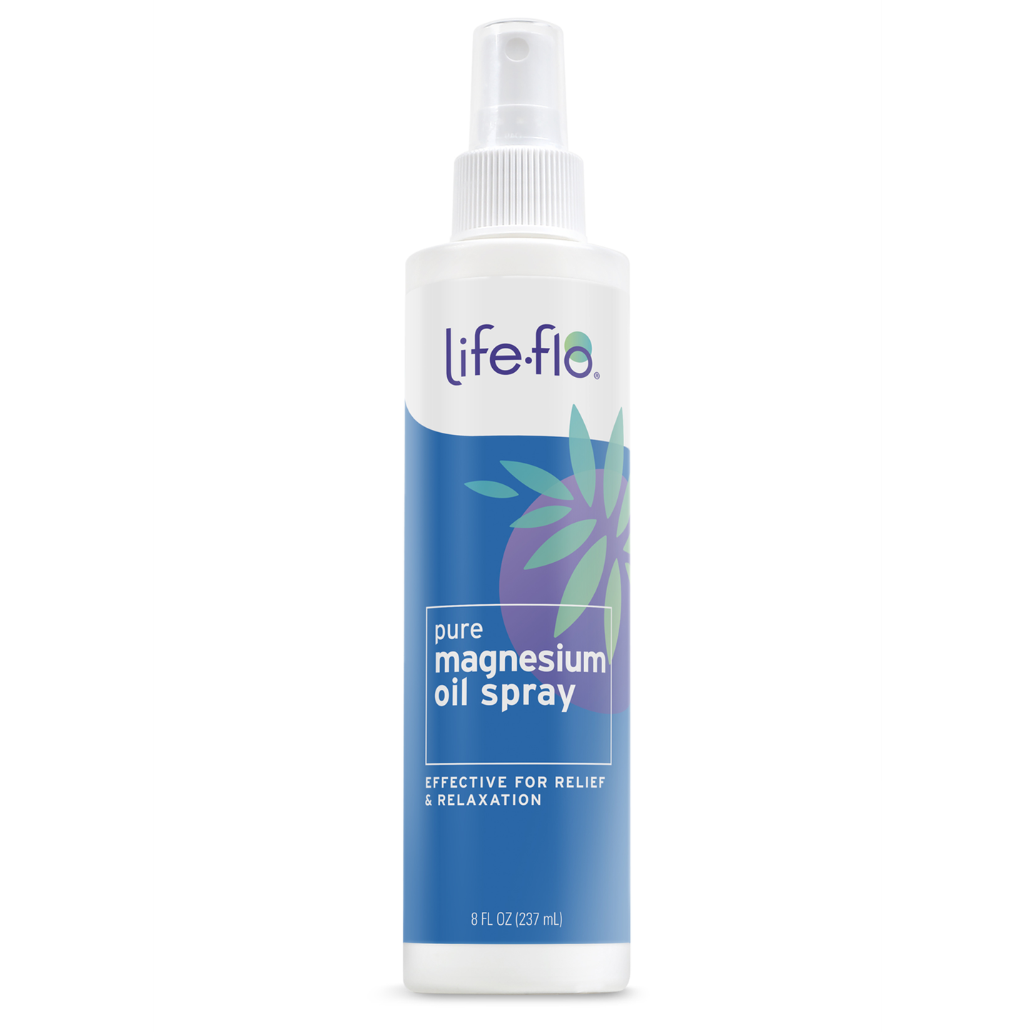 Life-flo Magnesium Oil Spray, Soothing Magnesium Spray w/ Magnesium Chloride from Zechstein Seabed, 60-Day Guarantee, Not Tested on Animals (8 Fl Oz)