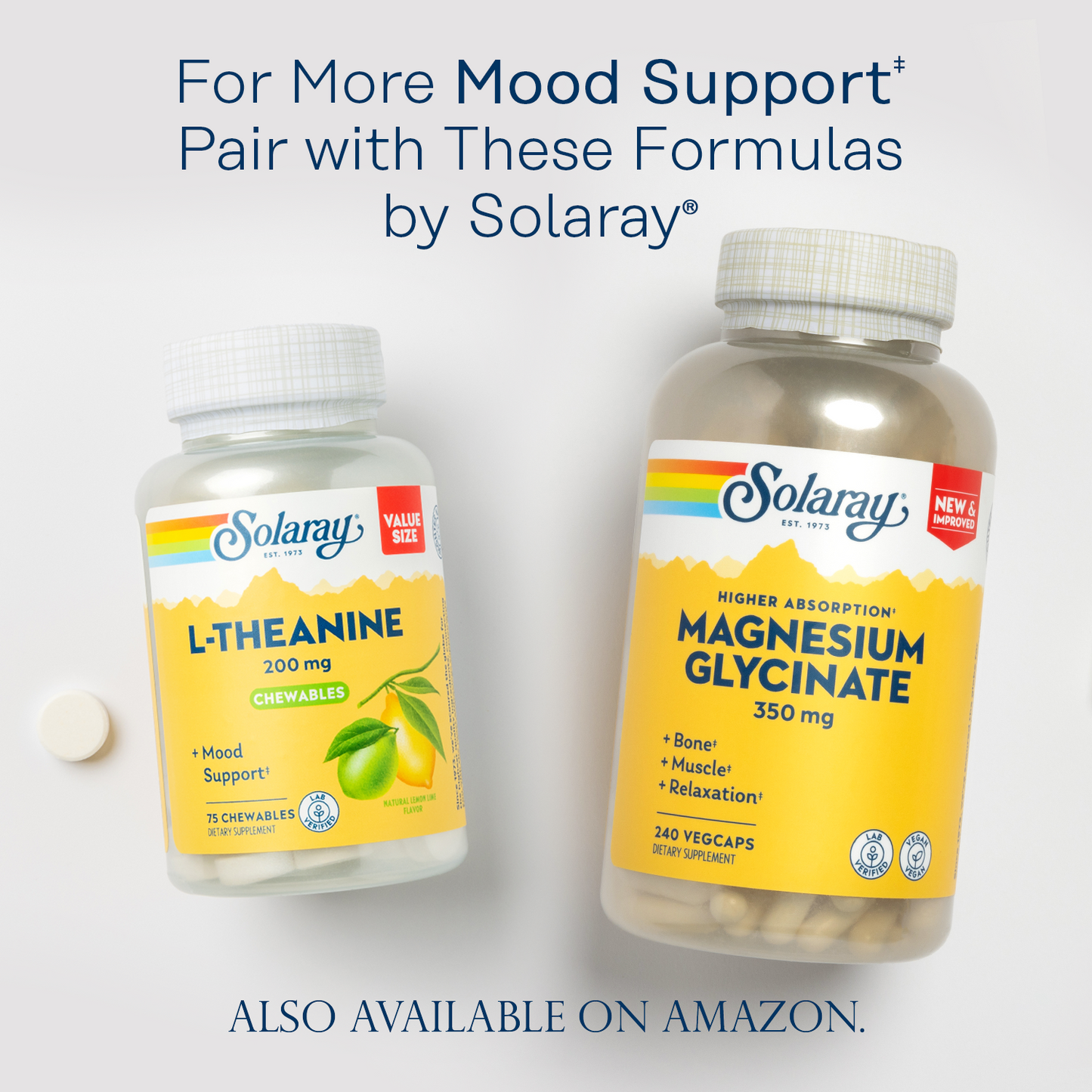 Solaray St John’s Wort 325 mg Whole Aerial - Brain Health and Mood Support Supplement - 60-Day Money Back Guarantee - Non-GMO, Vegan, Lab Verified