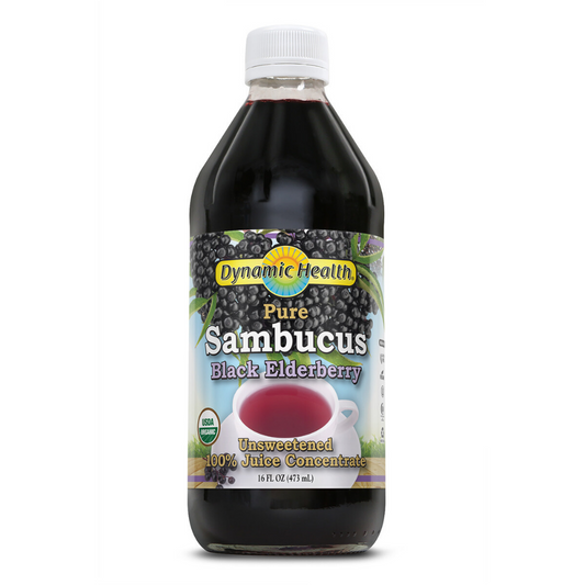 Dynamic Health Sambucus Black Elderberry Organic | 16 oz