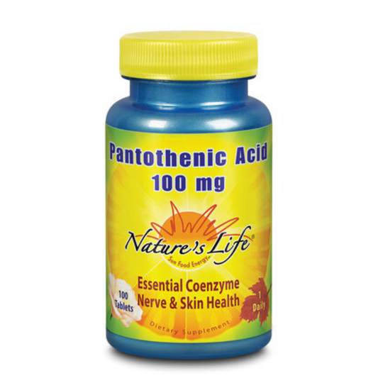 Nature's Life Pantothenic Acid, 100 mg | 100 ct