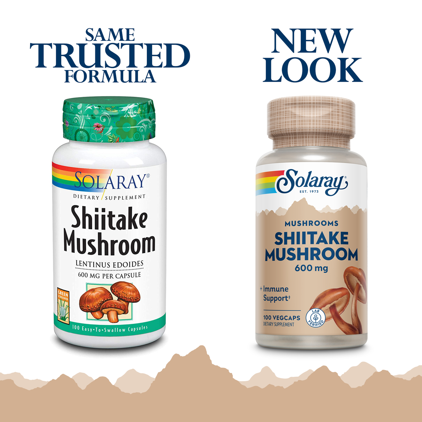 Solaray Shiitake Mushroom 600 mg | 100 Count