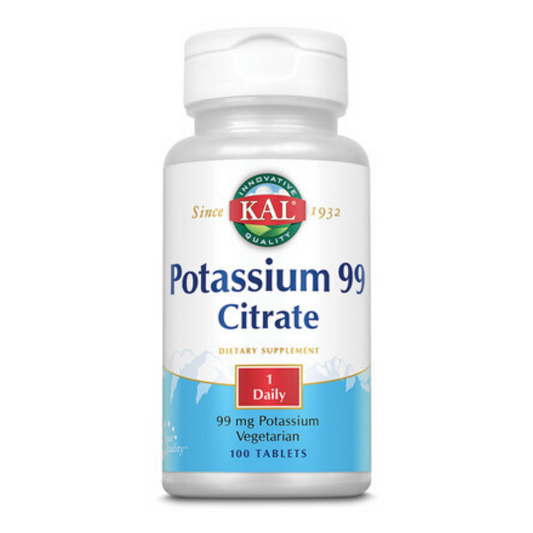 KAL Potassium 99 Citrate 99mg | 100ct