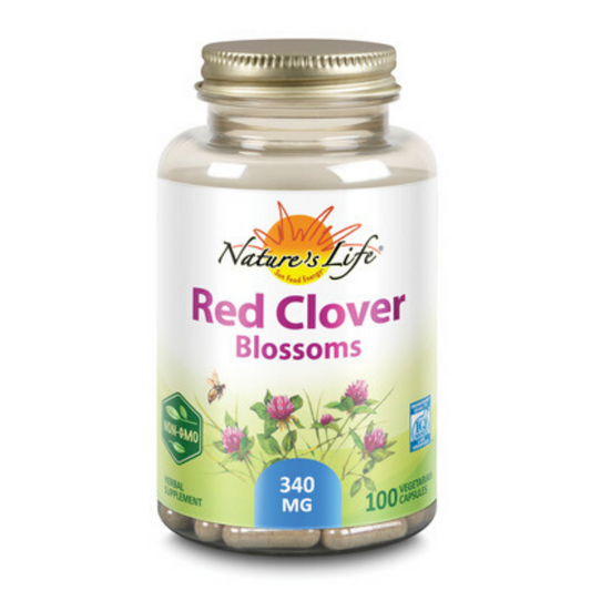 Nature's Life Red Clover Blossoms Mineral Supplements | 100 Count