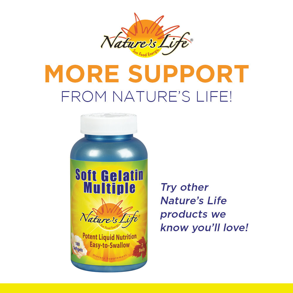 Nature's Life Black Currant Seed Oil | Helps Support Healthy Skin, Nails, Joints & Immune Function | 180mg GLA (Gamma-linolenic acid) | Softgel, 60ct