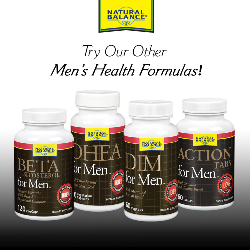Natural Balance Saw Palmetto Plus for Mens Prostate Health | Urinary Frequency & Flow Support w/ Pygeum & Pumpkin Seeds | 100 VegCaps, 50 Servings