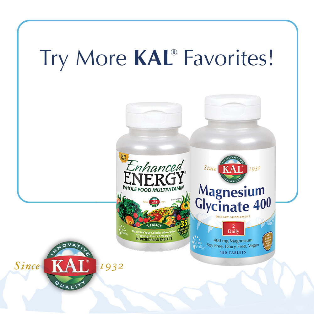 KAL Potassium Chloride 99mg | Nutritive Electrolyte Support for Bones, Heart, Muscles, Nerves | Fast Acting | 100ct