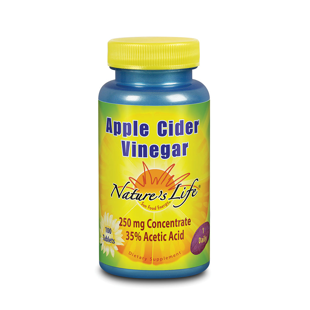Natures Life Apple Cider Vinegar 250mg | with 87 mg Acetic Acid