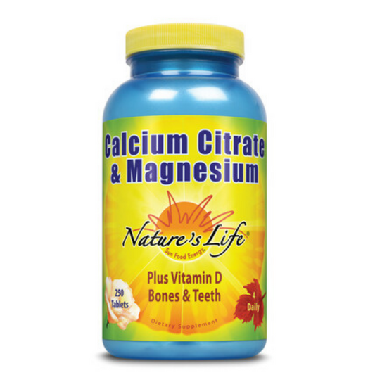 Nature's Life Calcium Citrate & Mag | 250 ct