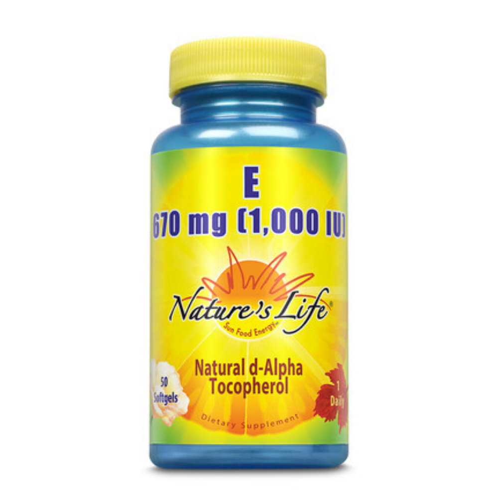 Nature's Life Vitamin E, 1,000 IU | 50 ct