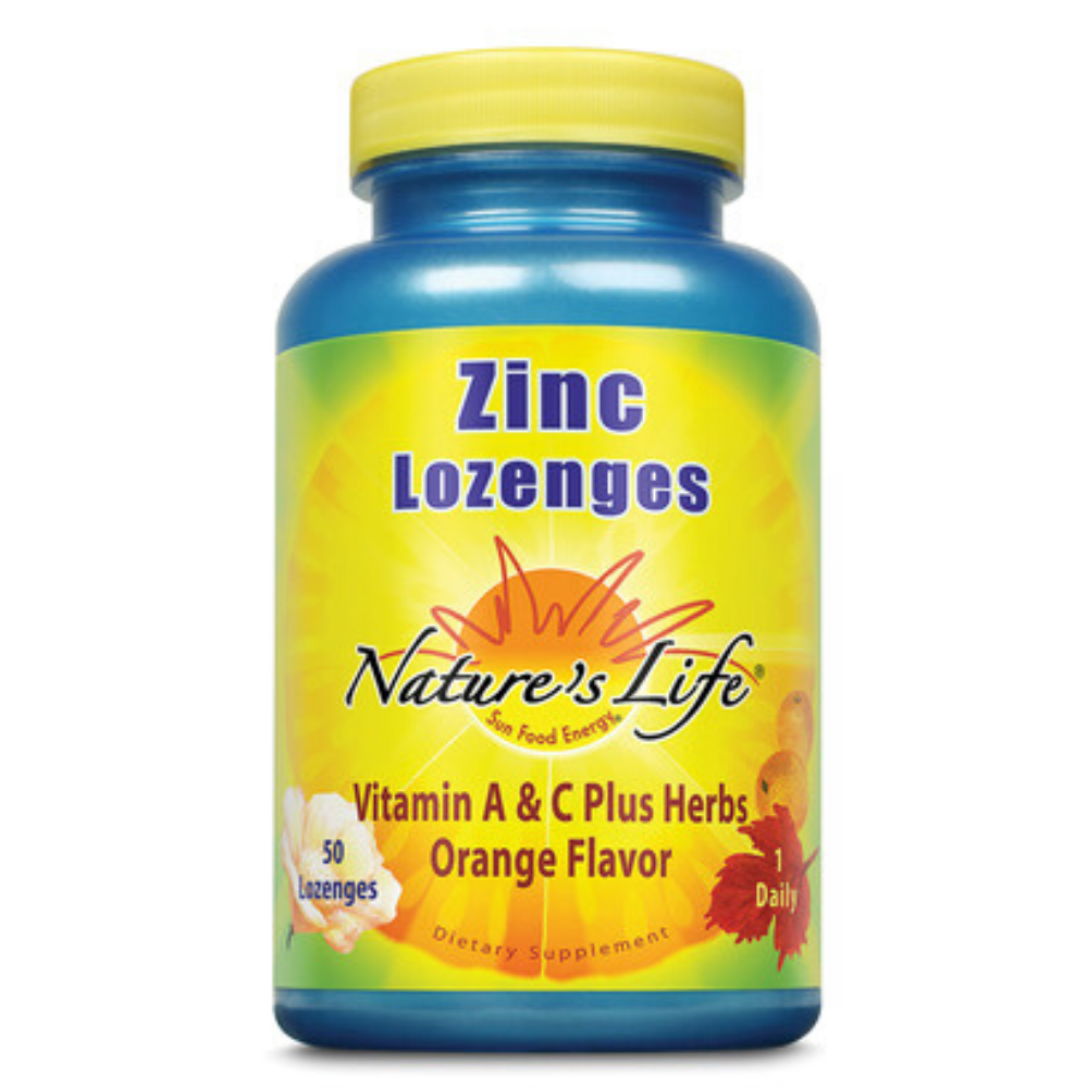 Nature's Life Zinc Lozenges | 50 ct