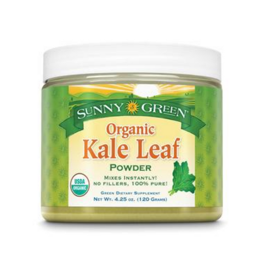 SUNNY GREEN Kale Leaf Organic, Powder, Unflavored (Jar) | 4.25oz