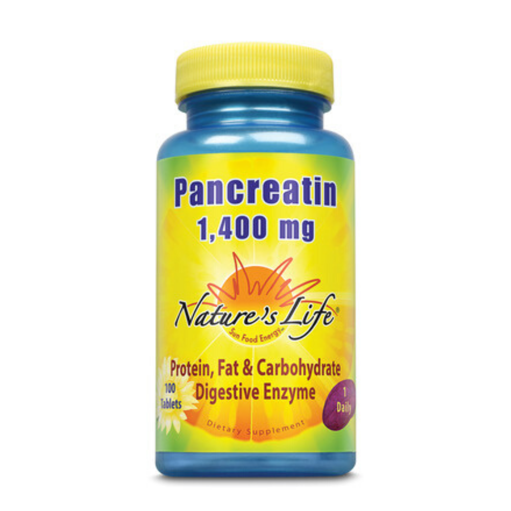 Nature's Life Pancreatin 4X Strength | 100 ct