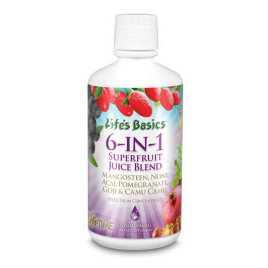 LIFETIME 6 Juice Blend, Liquid, Mixed Fruit (Btl-Plastic) | 32oz