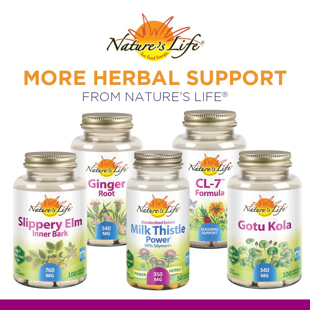 Nature's Life White Willow Bark | With Salicin for Healthy Joint & Muscle Function Support | Non-GMO| 100ct, 50 Serv.