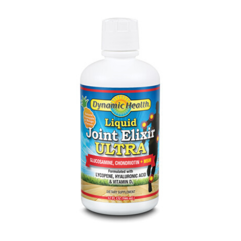 Dynamic Health Liquid Joint Elixir MSM & Vitamin D | 32 oz