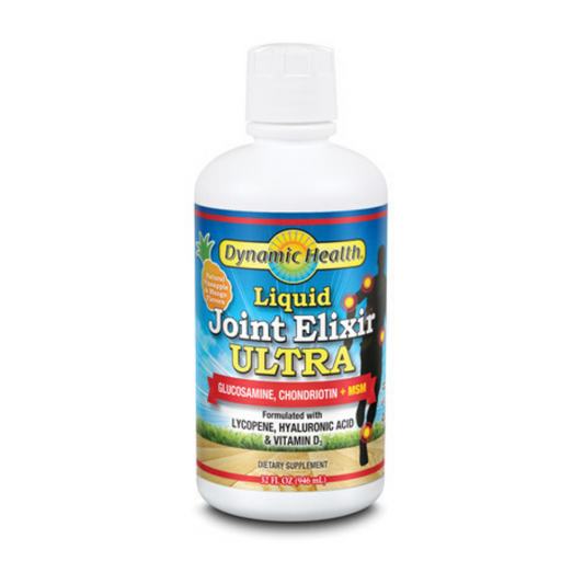 Dynamic Health Liquid Joint Elixir MSM & Vitamin D | 32 oz