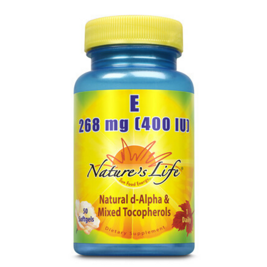 Nature's Life Vitamin E, 400 IU | 50 ct