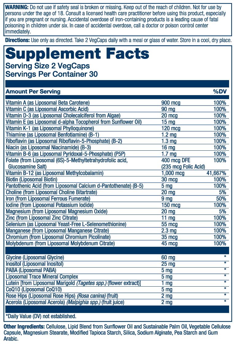 Liposomal Multivitamin Universal
