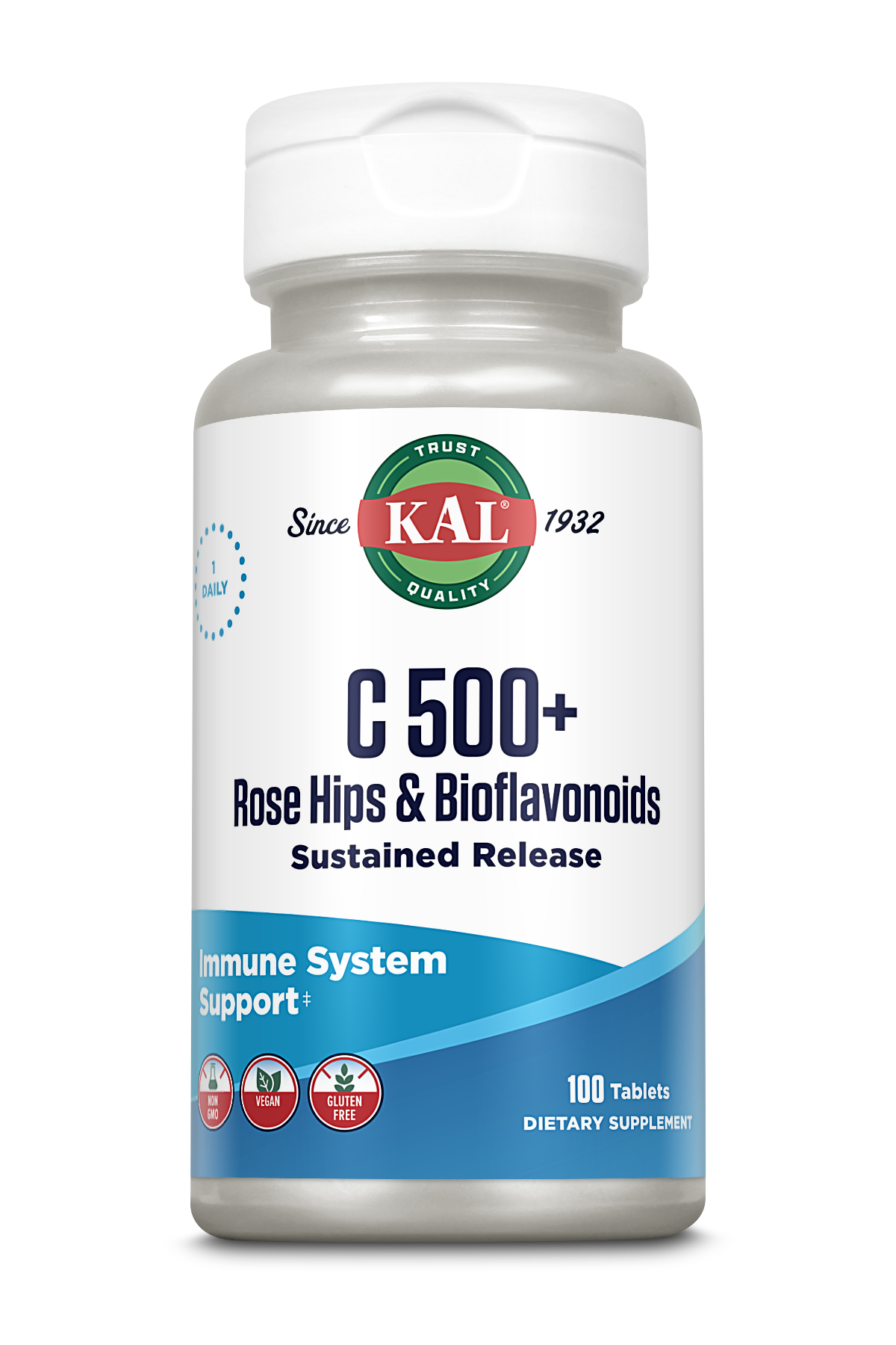 KAL C-500 w/RH & Bioflavonoids Sustained Release 500mg | 100ct