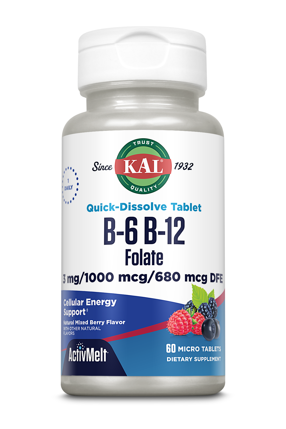 B-6 B-12 Folic Acid ActivMelt