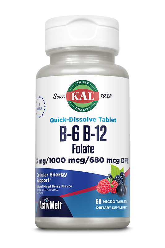 B-6 B-12 Folic Acid ActivMelt