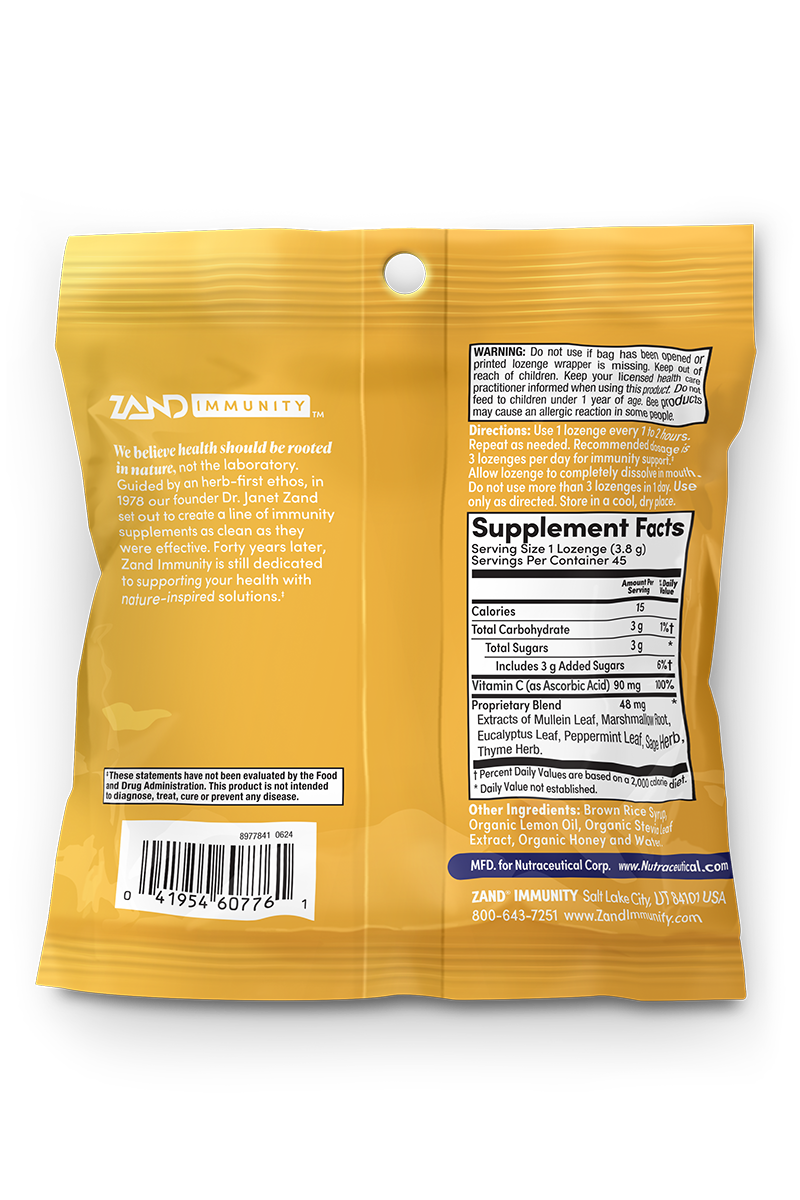 Lemon Honey Lozenges