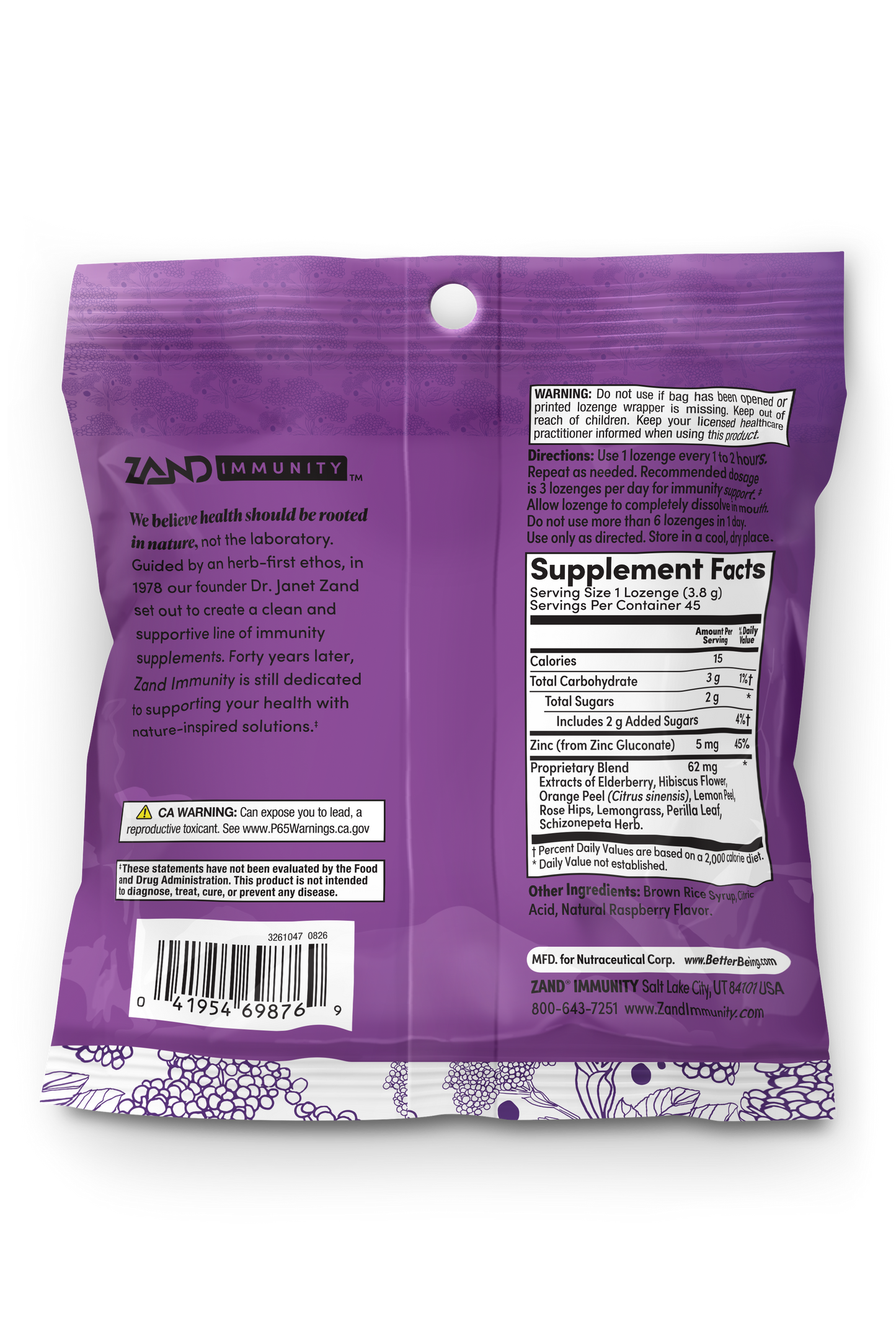 Elderberry Zinc Lozenges