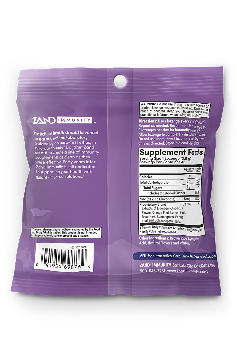 Elderberry Zinc Lozenges