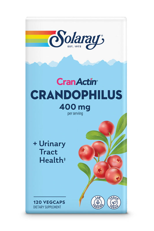 Solaray CranDophilus, Veg Cap (Btl-Plastic) 120ct