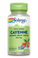 Solaray Cayenne Pepper 515 mg | 40,000 Heat Unit | Healthy Digestion, Circulation, Metabolism & Cardiovascular Support | Non-GMO | 100 VegCaps