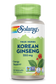 Solaray Korean Ginseng 550 mg - Ginseng Root - Stress, Physical Endurance and Energy Supplements - Non-GMO, Vegan, Lab Verified - 50 Servings, 50 VegCaps