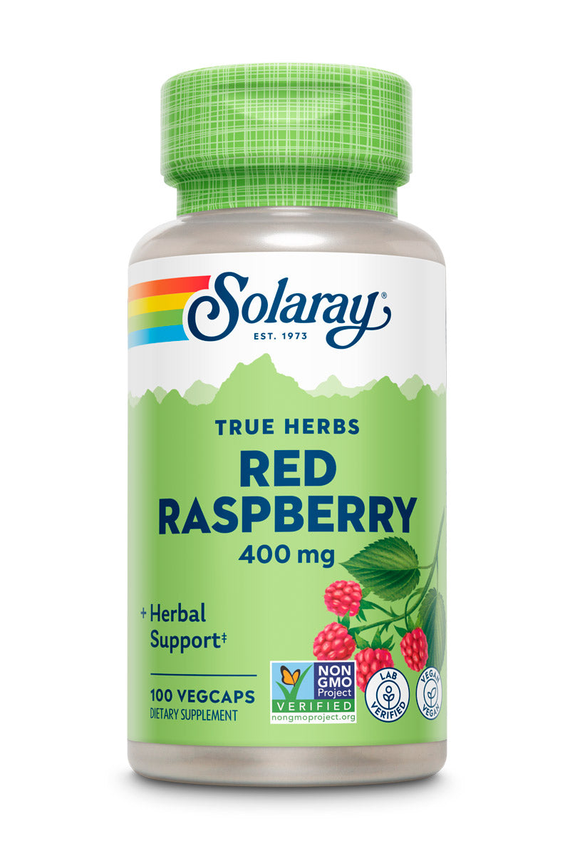 Solaray Red Raspberry Leaves Capsules, 400 mg | 100 Count