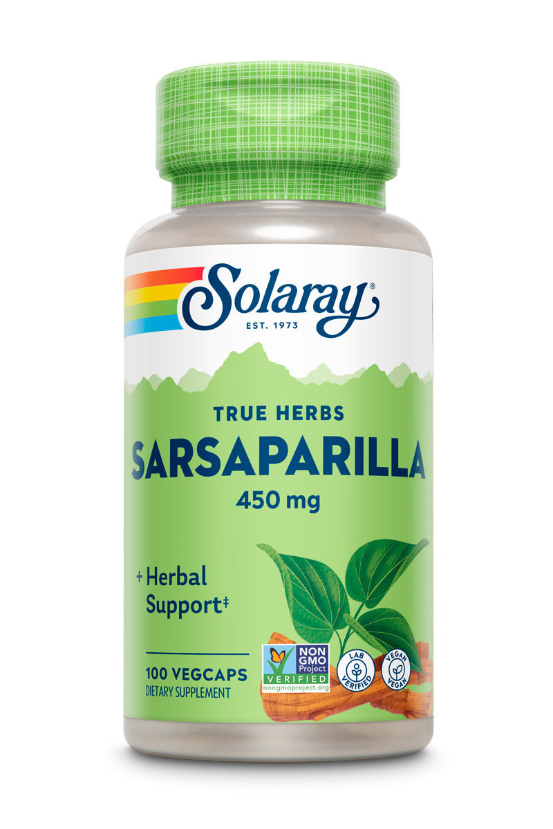 SOLARAY Sarsaparilla Root, Veg Cap (Btl-Plastic) 450mg 100ct