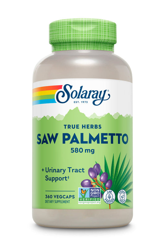 Solaray Saw Palmetto Berry 580mg 360 VegCaps