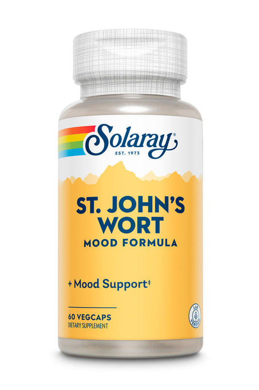 Solaray Guaranteed Potency St. John's Wort 900 mg Capsules | 60 Count