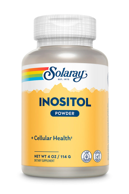 Solaray Pure Inositol Powder | May Help Support Healthy Brain, Cardiovascular, Nervous System Function and Mood | Non-GMO, Vegan