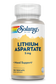 Solaray Lithium Aspartate - 100 Capsules - 5 mg