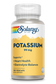 Solaray Potassium 99 mg, Fluid and Electrolyte Balance Formula, Potassium Supplement for Muscle, Nerve, Cellular and Heart Health Support, 60-Day Money Back Guarantee, 100 Servings, 100 VegCaps