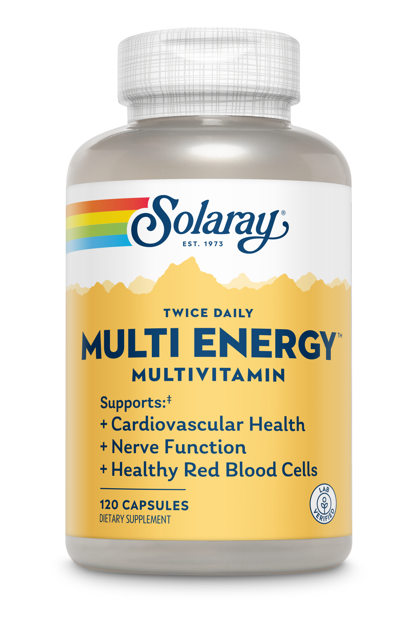 Solaray Multi Energy Two Daily, Capsule (Btl-Plastic) | 120ct