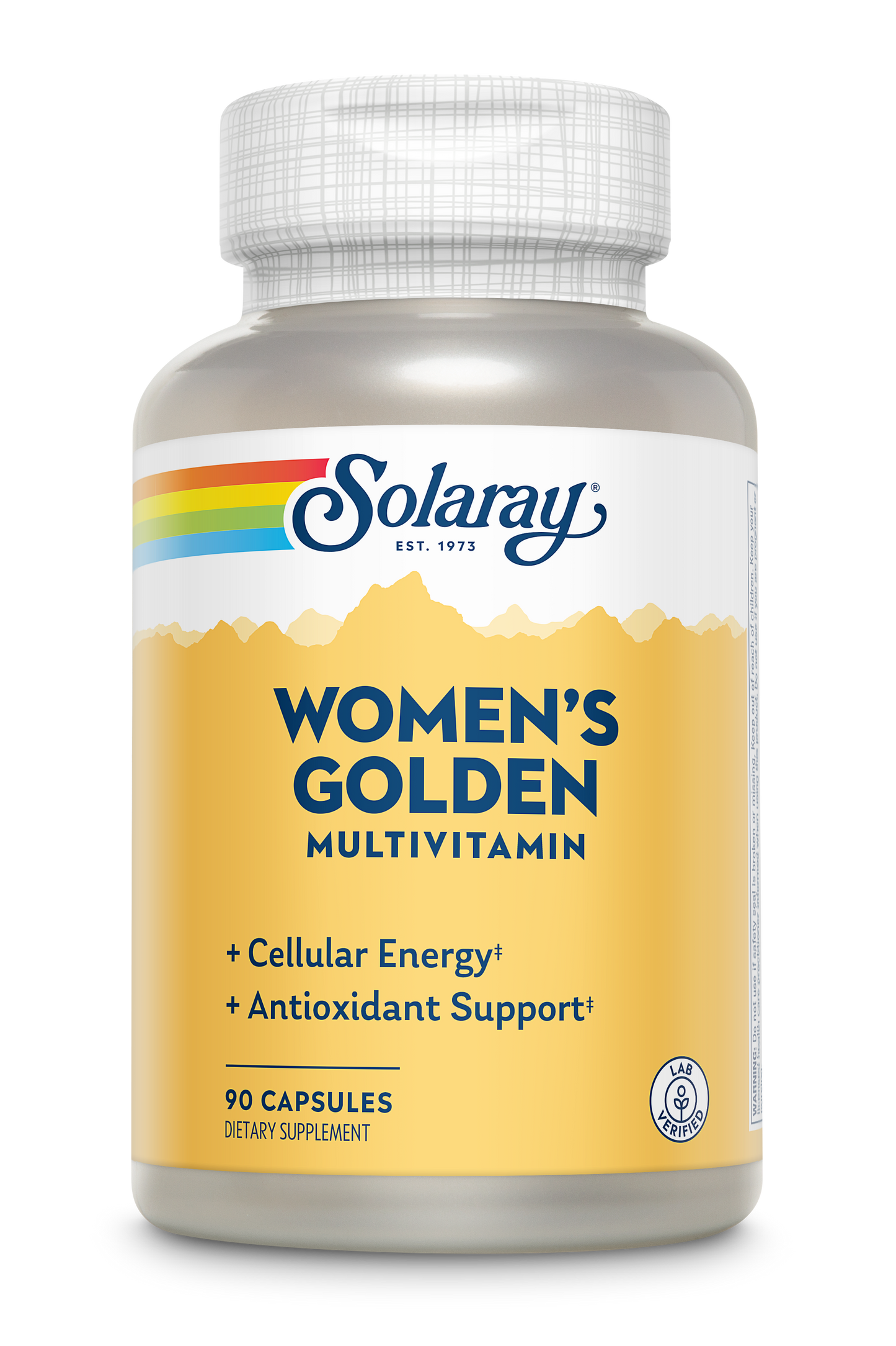 Solaray Women's Golden Multi-Vita-min Capsules, 90 Count