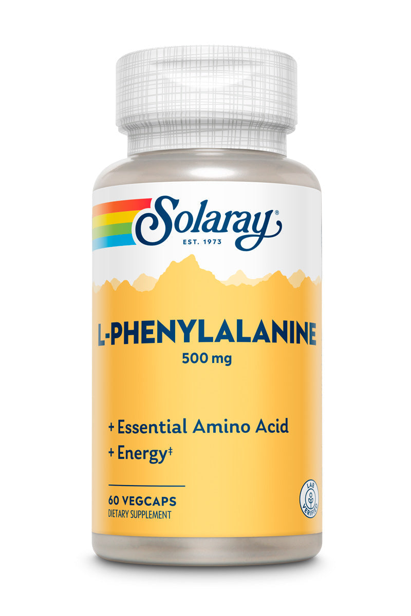 Solaray L-Phenylalanine Veg Cap (Btl-Plastic) 500mg | 60ct