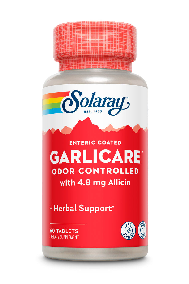 Solaray GarliCare, Tablet (Btl-Plastic) 12000mcg | 60ct