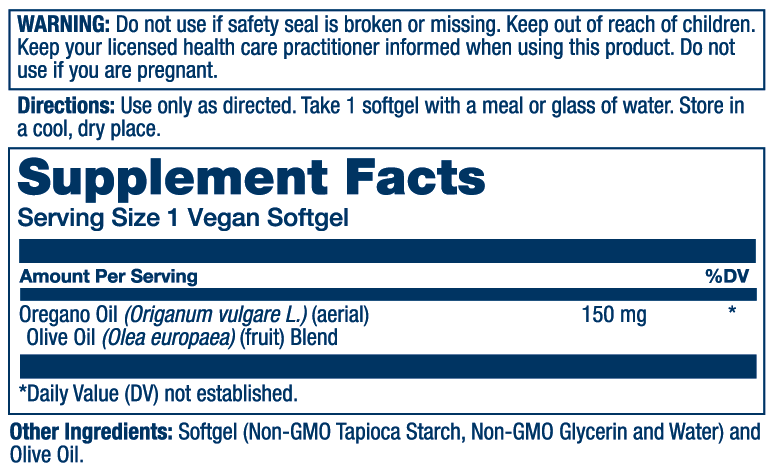 Oil Of Oregano 150mg